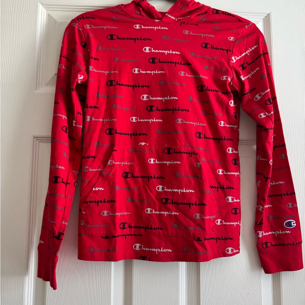 Champion Red Athletic Hoodie